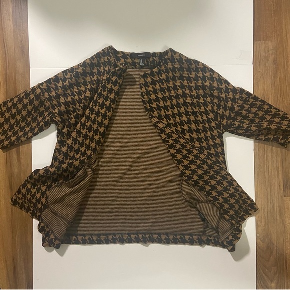Houndstooth cardigan sweater size M - Picture 5 of 7